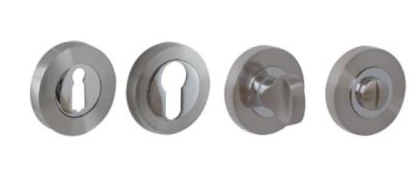 ProGriff TD-Elen auf Rosette–Chrom/Nickel matt
